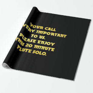 Grappige Telefoon Klantenservice Grap Cadeaupapier