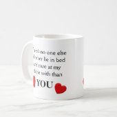 Grappige Telefoon Liefde - Beker Koffiemok (Voorkant links)