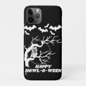 grappige telefooncase "HAPPY HOWL-O-WEEN" Case-Mate iPhone Case (Achterkant)