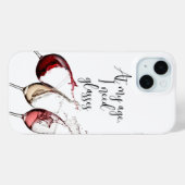 Grappige telefoonhoes voor wijnliefhebbers Case-Mate iPhone case (Achterkant (horizontaal))