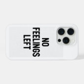 Grappige telefoonhoes zonder gevoelens iPhone hoesje (Achterkant horizontaal)