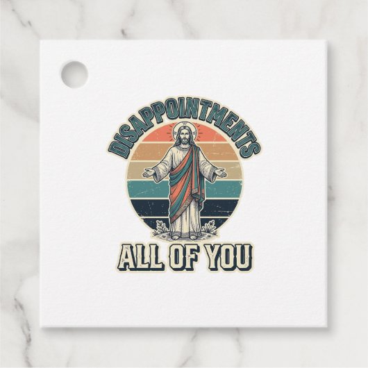 Grappige Teleurstellingen Allemaal Jullie Religieu Bedankjes Labels (Voorkant)