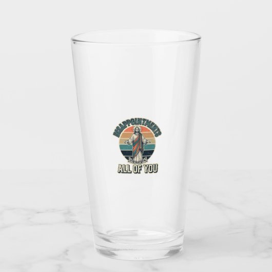 Grappige Teleurstellingen Allemaal Jullie Religieu Glas (Voorkant)