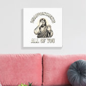 Grappige Teleurstellingen Allemaal Vintage Gravure Canvas Afdruk (Insitu (Woonkamer))
