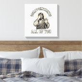 Grappige Teleurstellingen Allemaal Vintage Gravure Canvas Afdruk (Insitu (Slaapkamer))