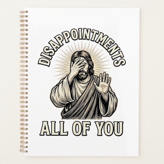 Grappige Teleurstellingen Allemaal Vintage Gravure Planner (Voorkant)