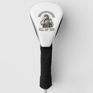 Grappige Teleurstellingen Iedereen Vintage Gravure Golfheadcover