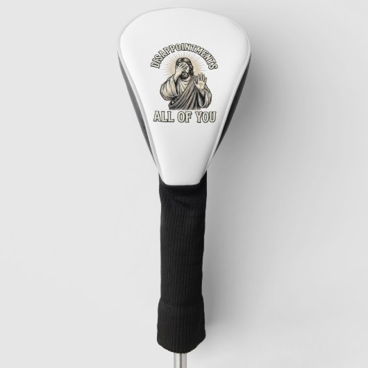 Grappige Teleurstellingen Iedereen Vintage Gravure Golfheadcover (Voorkant)