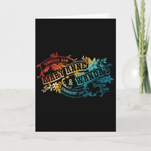 Grappige Tennessee-ham Mary Anne &amp; Wandas Aard Kaart