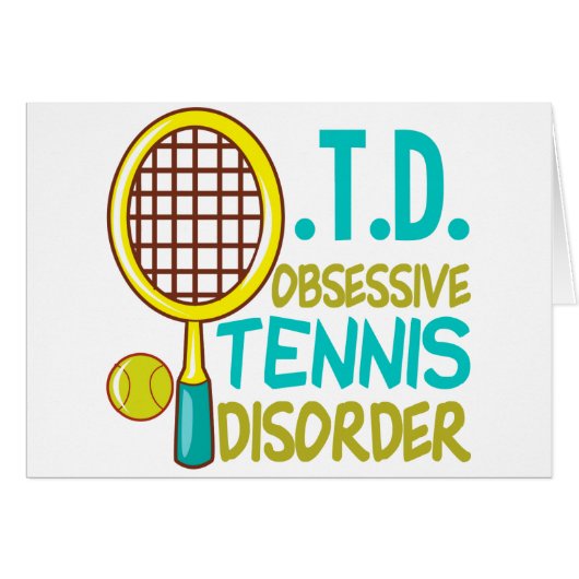Grappige Tennis (Voorkant Horizontaal)