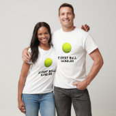 Grappige Tennis Expert Ball Handler T-shirt (Unisex)