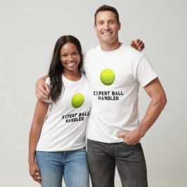 Grappige Tennis Expert Ball Handler T-shirt