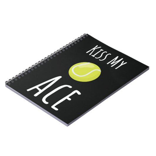 Grappige tennis geschenken voor speler sport team notitieboek (Linkerzijde)