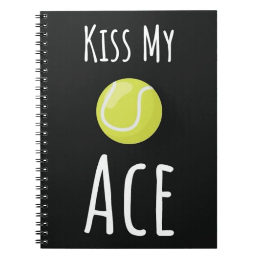 Grappige tennis geschenken voor speler sport team notitieboek (Voorkant)