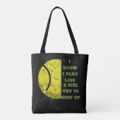 Grappige tennis grap voor tennis liefhebber tote bag (Achterkant)