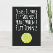 Grappige tennis Kaarten voor haar vrouwen Meisje S (Voorkant)