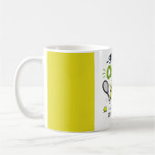 Grappige tennis spreuk koffiemok (Links)
