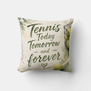 Grappige tennis spreuk  kussen
