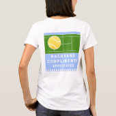 Grappige Tennis T-shirt (Achterkant)