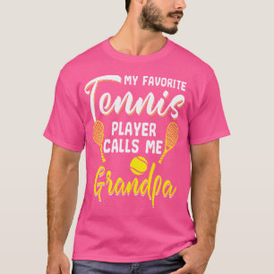Grappige Tennis T Shirt Speler Sport Hobby Racquet