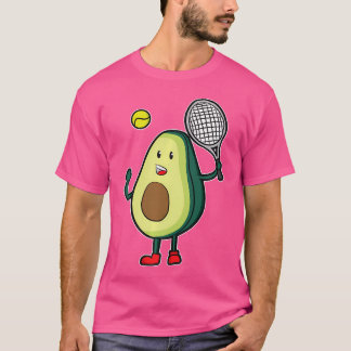 Grappige tennisavocado voor tennisser Avocado Gir T-shirt