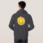 Grappige tennisbal hoody (Achterkant volledig)