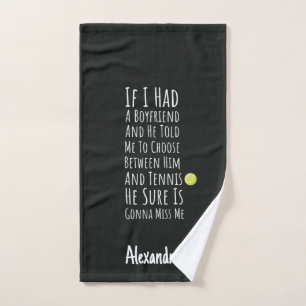 Grappige tennisgeschenken voor haar tiener meisjes handdoek