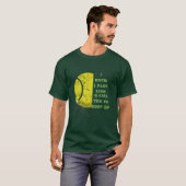 Grappige tennisgrap t-shirt (Voorkant volledig)