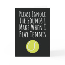 Grappige Tenniskaarten Voor Haar Vrouw Meisje Spel