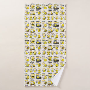 Grappige tennisquote voor tennisverslaafden badhanddoek