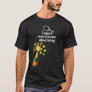 Grappige tennisuitspraak voor kattenliefhebber t-shirt