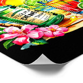Grappige Tequila Drinken Cinco De Mayo Mexicaans F Poster (Hoek)