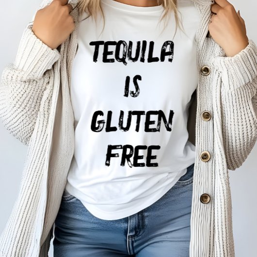 Grappige Tequila is glutenvrij T-shirt