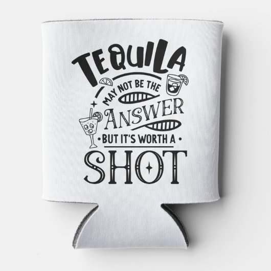 Grappige tequila is misschien niet het antwoord blikjeskoeler (Voorkant)