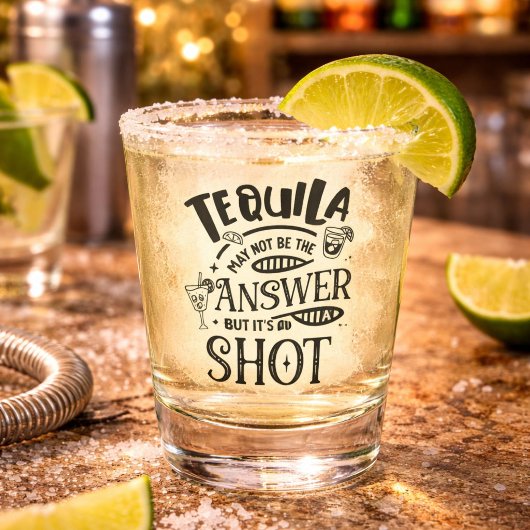 Grappige tequila is misschien niet het antwoord shot glas