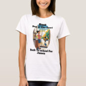 Grappige terug naar school aangepaste naam moeder t-shirt (Voorkant)