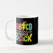 Grappige terug naar school bliksemflits kleutersch koffiemok (Links)