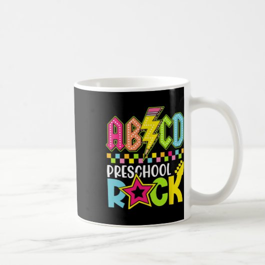 Grappige terug naar school bliksemflits kleutersch koffiemok (Rechts)