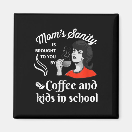 Grappige terug naar school humor Moeders- eerste d Magneet (Voorkant)