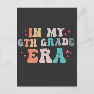Grappige terug naar school In mijn 6e leerjaar Era Briefkaart