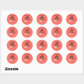 Grappige 'Terug naar school' luie sticker (Vel)