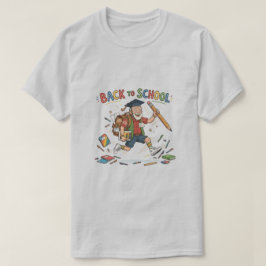Grappige terug naar school ouderejaars student t-shirt