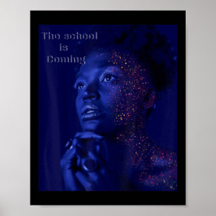 Grappige terug naar school poster