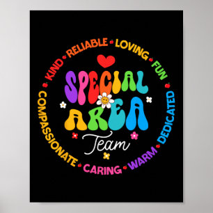 Grappige terug naar school speciale waardering voo poster