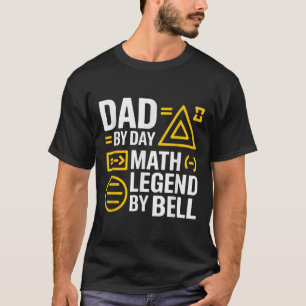 Grappige terug naar school wiskunde liefhebber alg t-shirt
