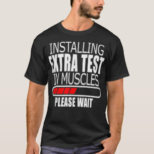 Grappige Test Testosterontherapie TRT Gym Bodybuil T-shirt