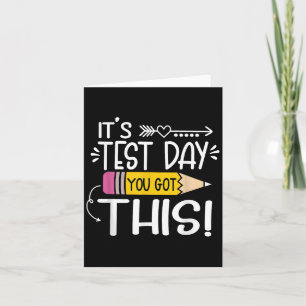 Grappige Testdag Het Is Testdag Je Krijgt Dit Onde Kaart