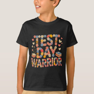 Grappige testdag krijger gast wetenschap wiskunde t-shirt