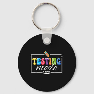 Grappige testmodus op testdag Motivatie thee Sleutelhanger