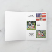 Grappige Texaanse Vaderdag Kaart (Binnen)